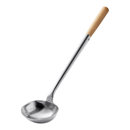 Vá múc wok nhỏ Emperor's Select 6 oz (177 ml) với cán gỗ 36 cm