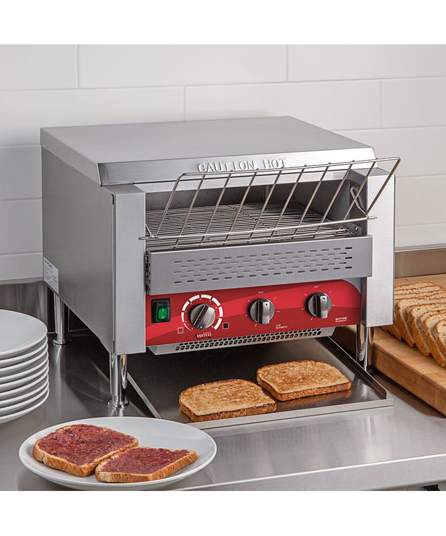 Máy nướng bánh mì băng chuyền Avantco T3600B 37 cm, khe 7,6 cm - 208V, 3600W, 1200 lát/giờ