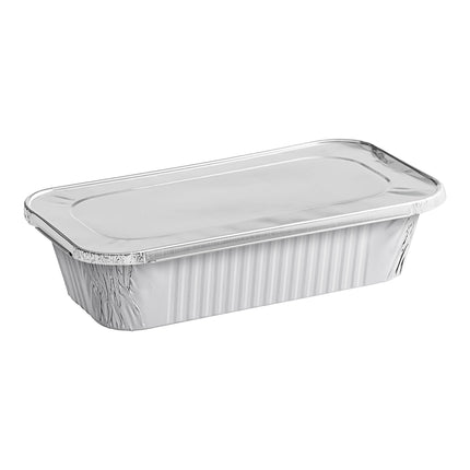 Khay hấp foil nhôm 1/3 cỡ sâu 8,4 cm kèm nắp Choice - Gói 20 bộ
