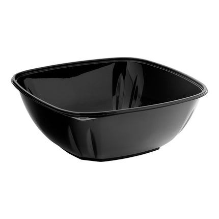Tô vuông phục vụ nhựa PET đen Visions 9,5 lít - Thùng 25 cái