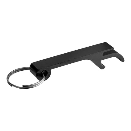 Dụng cụ mở nắp chai Choice 6,4 cm bằng nhôm màu đen có vòng chìa khóa