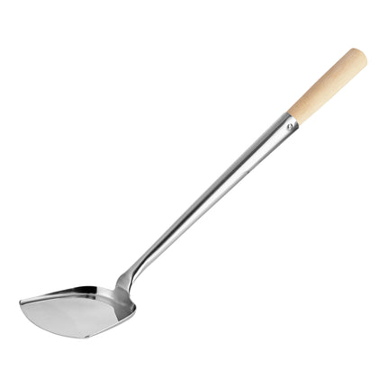 Xẻng chảo wok Emperor's Select 11 x 10 cm cỡ vừa cán gỗ 36 cm