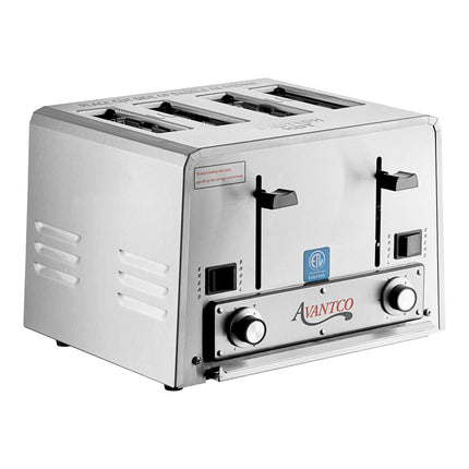 Máy nướng bánh mì công nghiệp 4 lát tải trung bình Avantco THD27208 khe rộng 4 cm - 208V