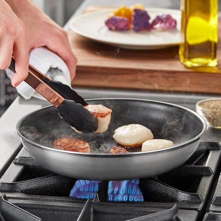 Chảo chiên chống dính thép không gỉ ba lớp Vigor SS3 Series 25 cm, phủ Excalibur