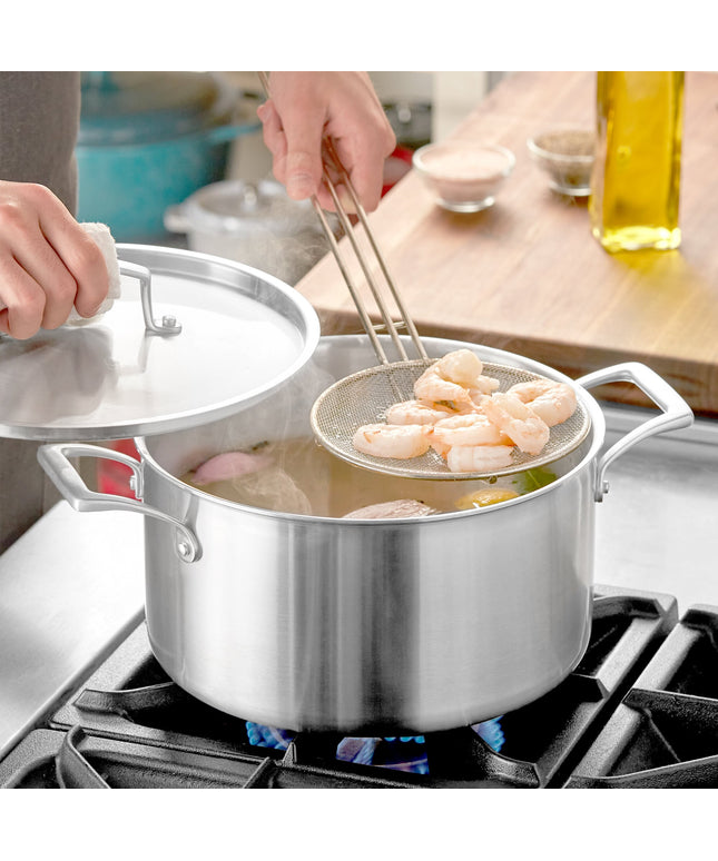 Nồi nấu inox ba lớp Vigor SS3 Series 5,7 lít kèm nắp