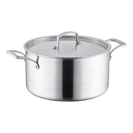 Nồi nấu súp thép không gỉ ba lớp Vigor SS3 Series 7,6 lít, kèm nắp