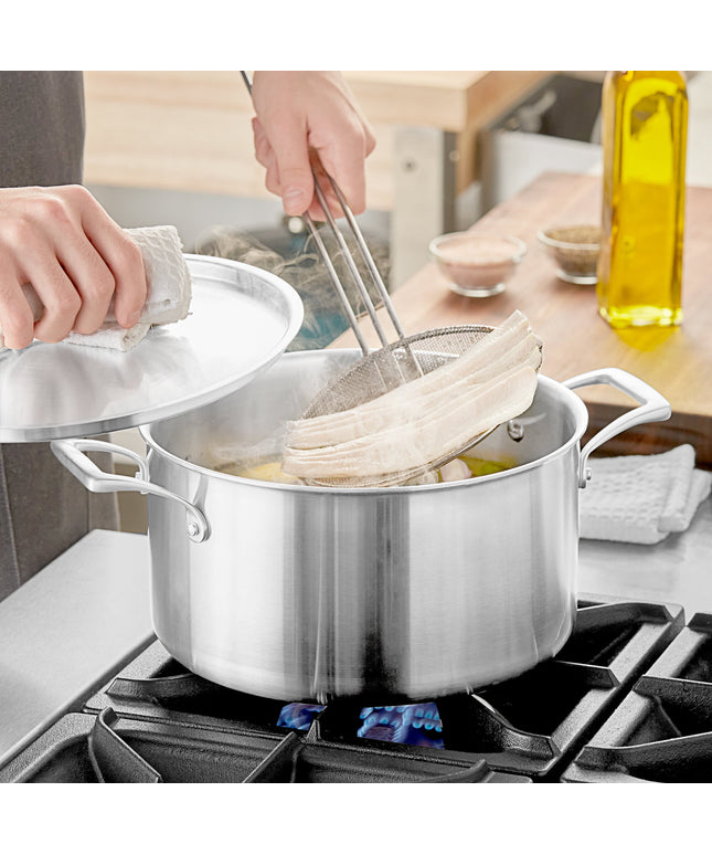 Nồi nấu súp thép không gỉ ba lớp Vigor SS3 Series 7,6 lít, kèm nắp