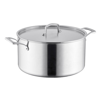 Nồi nấu súp thép không gỉ ba lớp Vigor SS3 Series 11,4 lít, kèm nắp