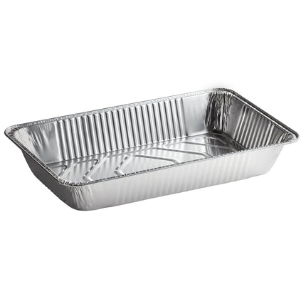 Khay hấp giấy bạc chịu lực Choice full size sâu 8,6 cm kèm nắp - Gói 10 cái