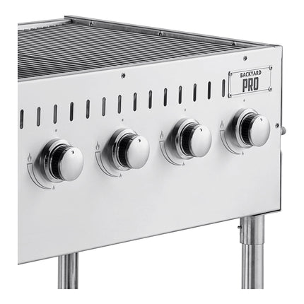 Bếp nướng ngoài trời inox gas propan Backyard Pro LPG72 183 cm
