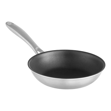 Chảo chiên chống dính thép không gỉ ba lớp Vigor SS3 Series 20 cm, phủ Excalibur, tay cầm hàn