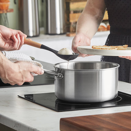 Nồi nấu sốt inox ba lớp Vigor SS3 Series 3,3 lít kèm nắp