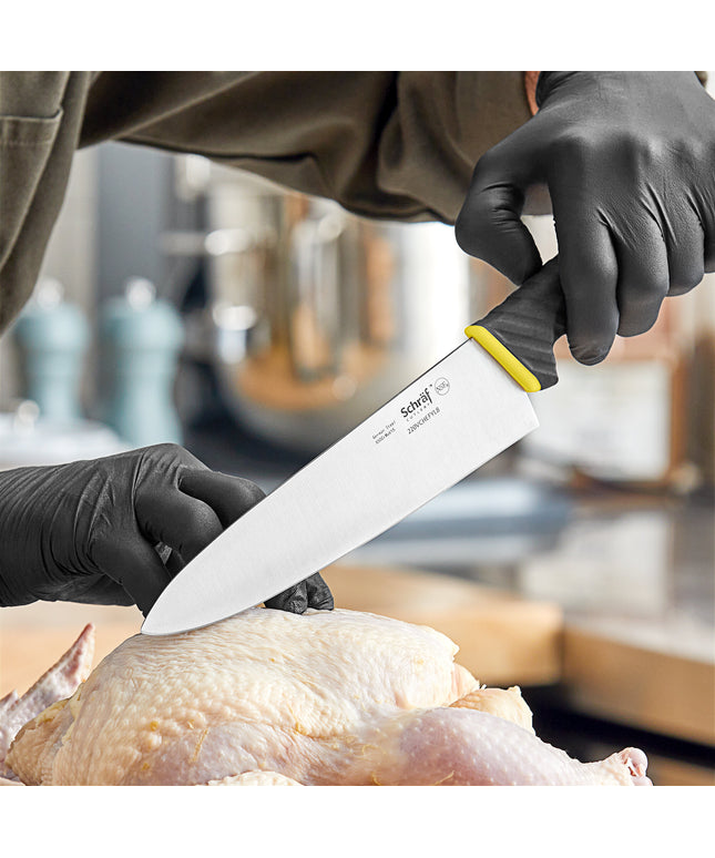 Dao đầu bếp Schraf 20 cm cán TPRgrip vàng