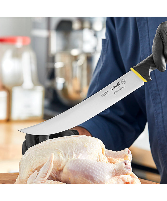 Dao cimeter Schraf 25,4 cm cán TPRgrip vàng