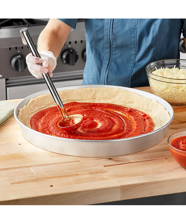 Khay pizza deep dish nhôm thành vát xếp chồng Choice 41 x 5 cm