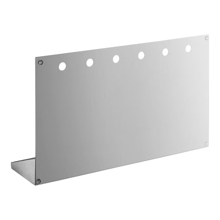 Khay hứng nước gắn tường 6 vòi kèm vòi rửa ly thép không gỉ Regency 61 x 15,2 x 35,6 cm