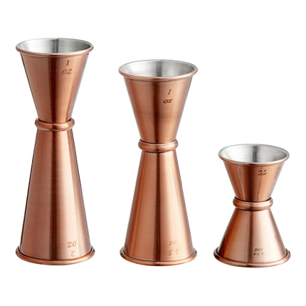 Ly đong rượu jigger đồng kiểu Nhật Acopa 30 ml & 59 ml