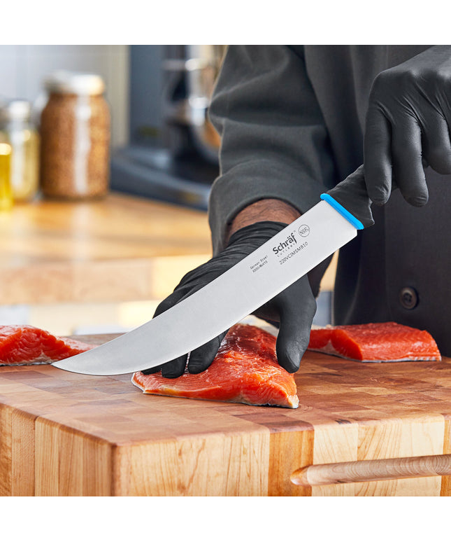 Dao cimeter Schraf 25,4 cm cán TPRgrip xanh dương