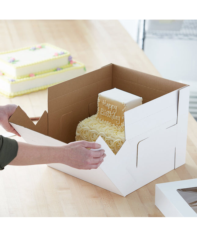 Hộp bánh kem trắng điều chỉnh Enjay B-FB14 Flexbox 36 x 36 x 30 cm - Gói 5 cái