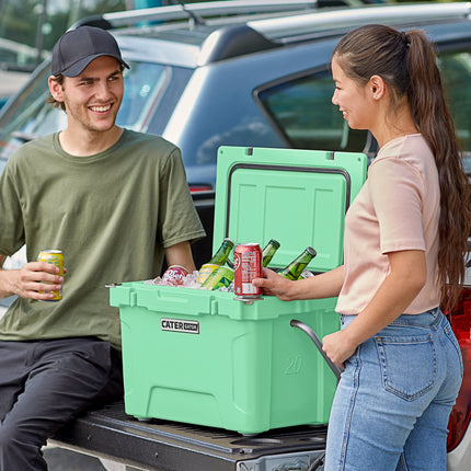 Thùng giữ lạnh ngoài trời CaterGator CG20SF xanh bọt biển 19 lít