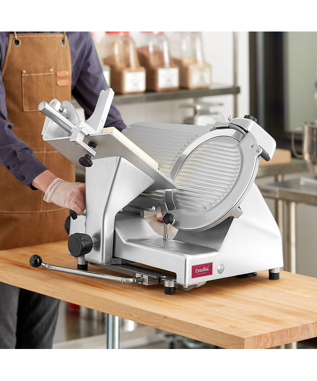 Máy cắt thịt thủ công Estella SLM12 lưỡi 30 cm - 1/2 HP