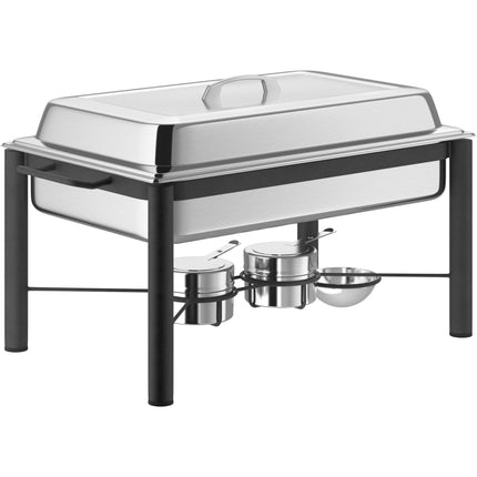 Bộ nồi hâm buffet gang rèn trụ Acopa 7,6 lít full-size nắp và tay cầm thép không gỉ