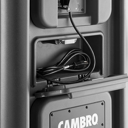 Xe giữ nhiệt vận chuyển khay thực phẩm cao 2 khoang nóng chủ động Cambro Pro Cart Ultra PCU1000HH615 màu xám than
