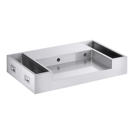Đế trạm làm trứng ốp / mì Ý thép không gỉ Avantco 112 x 71 cm