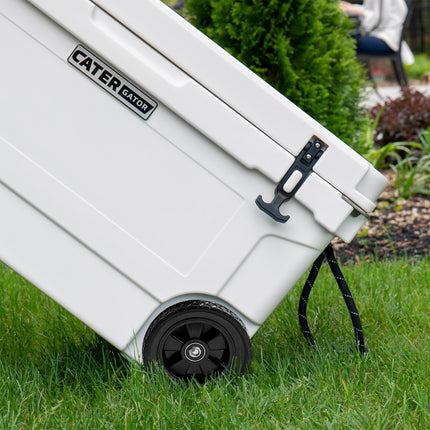 Thùng đá di động CaterGator CG200WHW màu trắng 199 lít đúc quay ngoài trời
