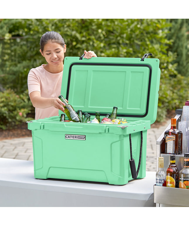 Thùng giữ lạnh ngoài trời đúc quay CaterGator CG45SF màu xanh biển 43 lít