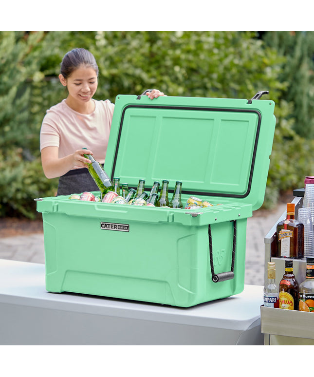 Thùng giữ lạnh ngoài trời CaterGator CG65SF Seafoam 61,5 lít Rotomolded Outdoor Cooler / đá Chest