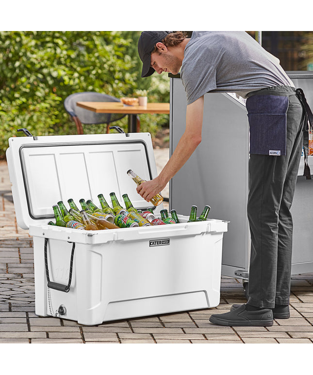 Thùng đá đúc quay CaterGator CG100WH màu trắng 104 lít