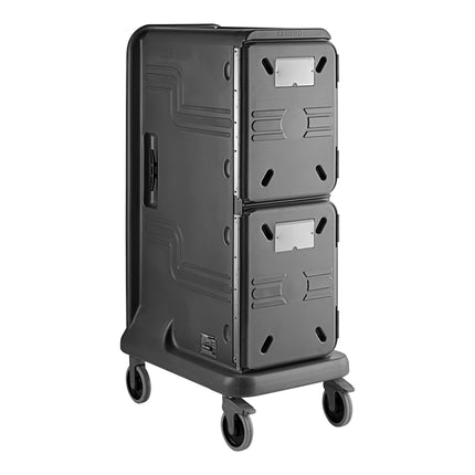 Xe giữ nhiệt vận chuyển khay thực phẩm cao 2 khoang (1 lạnh chủ động / 1 thụ động) Cambro Pro Cart Ultra PCU800CP615 màu