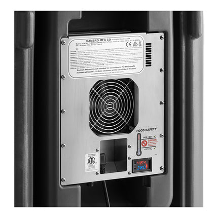 Xe giữ nhiệt vận chuyển khay thực phẩm cao 2 khoang (1 lạnh chủ động / 1 thụ động) Cambro Pro Cart Ultra PCU2000CP615 mà