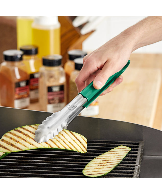 Kẹp gắp răng cưa thép không gỉ tay cầm phủ xanh Choice 30 cm