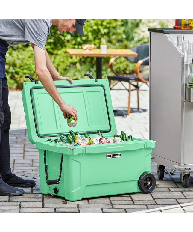 Thùng giữ lạnh ngoài trời di động CaterGator CG65SFW xanh bọt biển 62 lít