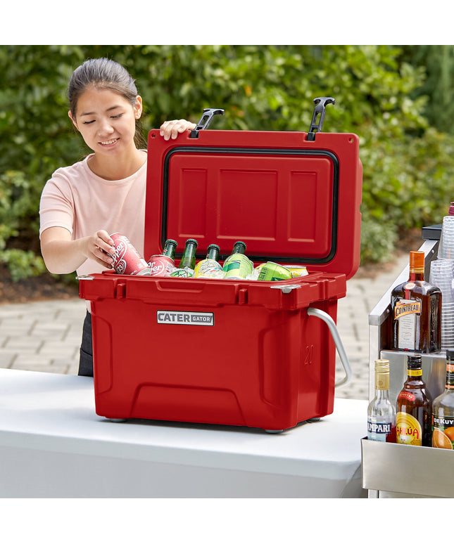 Thùng đá ngoài trời rotomold CaterGator CG20RED 19 lít màu đỏ