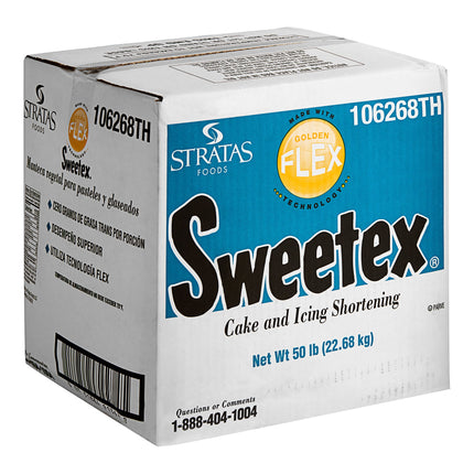Shortening làm bánh và kem Stratas Sweetex Golden Flex 22,7 kg