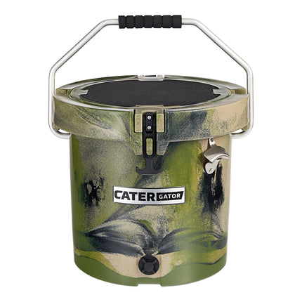 Thùng đá giữ lạnh ngoài trời tròn CaterGator RCCG20CAM 19 lít họa tiết rằn ri
