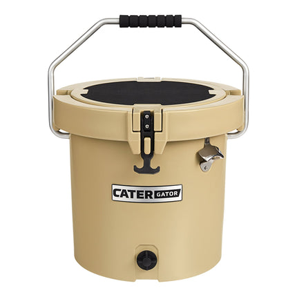 Thùng giữ lạnh rotomolded tròn ngoài trời CaterGator CCG20B màu be 18,9 lít