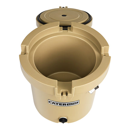 Thùng giữ lạnh rotomolded tròn ngoài trời CaterGator CCG20B màu be 18,9 lít