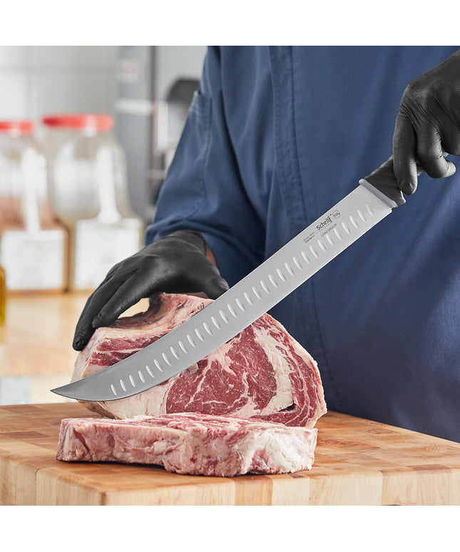 Dao cimeter lưỡi granton Schraf 36,2 cm cán TPRgrip