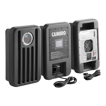 Xe giữ nhiệt vận chuyển khay thực phẩm cao 2 khoang thụ động Cambro Pro Cart Ultra PCU1000PP615 màu xám than