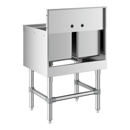Bồn rửa dưới bar 2 ngăn Regency Spec Line 61 x 48 cm kèm vòi