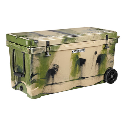 Thùng giữ lạnh ngoài trời di động đúc quay CaterGator CG100CAMW họa tiết ngụy trang 104 lít