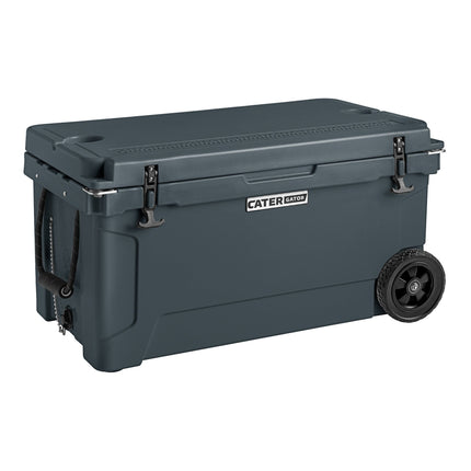 Thùng giữ lạnh ngoài trời di động CaterGator CG65CHRW quay ép 62 lít màu than