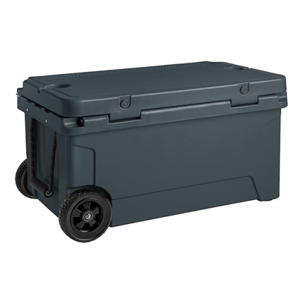 Thùng giữ lạnh ngoài trời di động CaterGator CG65CHRW quay ép 62 lít màu than