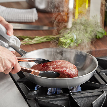 Chảo rán inox tri-ply Vigor SS3 Series 25 cm tay cầm hàn