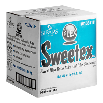 Shortening làm bánh và men phủ Stratas Sweetex Flex 22,7 kg