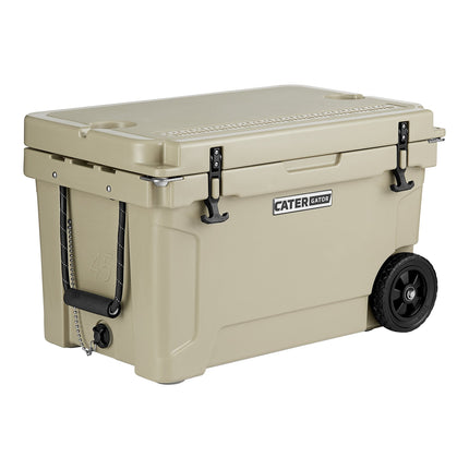 Thùng giữ lạnh ngoài trời di động CaterGator CG45TANW màu nâu 43 lít